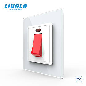 Майстер вимикач 20 ампер Livolo білий (VL-C7KMKV20A-2WP)