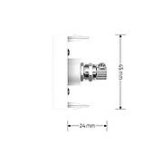 Телевізійна розетка LIVOLO, біла, модуль 0.5 поста, TV гніздо для антени / ресивера (VL-FCTV-1WP), фото 7