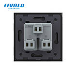 Розетка універсальна 12 стандартів в 1 Livolo чорний скло (VL-C7C1C-12), фото 5