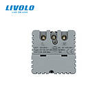 Електрична розетка LIVOLO з USB Type-C PD 18Вт, швидке заряджання iPhone, біла, 16А 230В, із заземленням,, фото 5