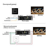 Димований блок живлення DIM IP20 24V 200W TRIAC 0/1-10V (HRS-200-24), фото 2