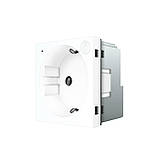 Розумна розетка LIVOLO ZigBee, з заземленням, біла, 16А 230В, керування через Alexa / Google Home / Home, фото 2