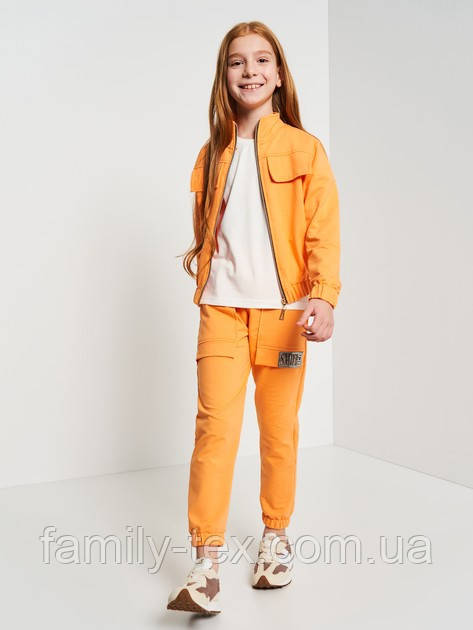 Костюм прогулянковий, для дівчинки, лимонний, Own, SmileTime, фото 1