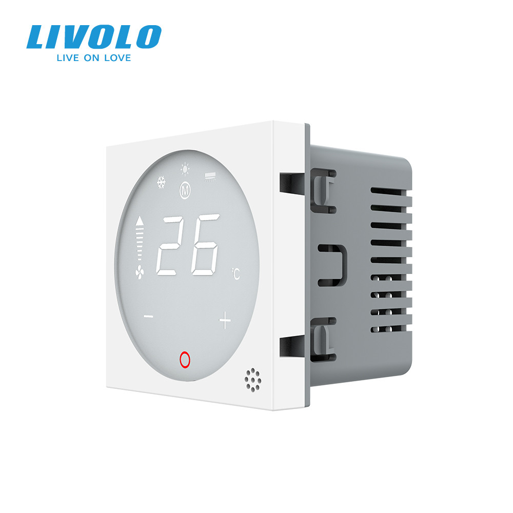 Термостат (терморегулятор) сенсорний для внутрішньопідлогового конвектора водяного опалення та фанкойла, фото 1