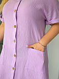 Літня муслінова сукня-сорочка "Erika" Норма та батал, фото 6