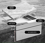 Розетка підлогова подвійна LIVOLO срібна, вбудована невидима прихованого монтажу, з кришкою, 2 розетки з, фото 7