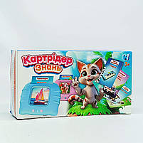 Інтерактивна іграшка Картридер знань 84499A рожевий — 112 карток, українське озвучення, фото 3