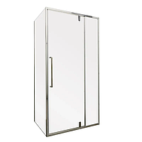 Душова кабіна без піддону Mixxus Premium BEVEL SC01-120x80x195-TR Chrome прозоре скло 6мм (MI6871)