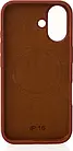 Чохол-накладка Infinity MagSafe Silicone Beats Case для iPhone 16 Brown, фото 2
