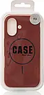 Чохол-накладка Infinity MagSafe Silicone Beats Case для iPhone 16 Brown, фото 3