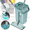 Швабра стрічка з великим відром 10 л з віджиманням Scratch Cleaning Mop, фото 3