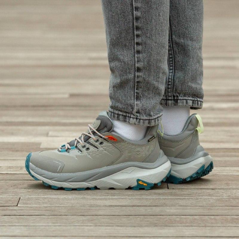 Чоловічі кросівки Hoka W Kaha 2 Low Grey сірі Хока Каха, фото 1