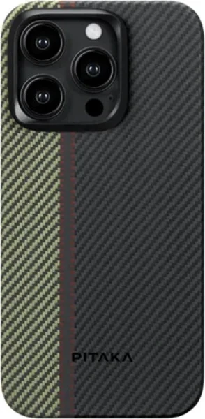 Чохол-накладка Pitaka MagEZ Case 4 Fusion Weaving Overture для iPhone 15 Pro (FO1501P), фото 1