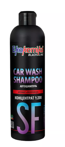 Автошампунь з ароматом полуниці Ekokemika Black Line CAR WASH SHAMPOO 500 мл, фото 1