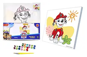 Набір для розпису по номерах QB913-013 "Щенячий патруль: Маршал" розмір 30х30 см qbee