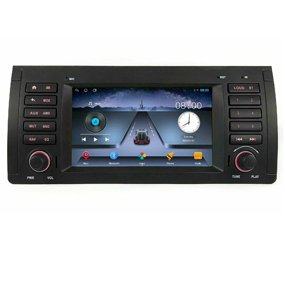 Штатна магнітола андроїд BMW X5 E39 Android 12- 4+32 Автомагнітола 2дин, штатний головний пристрій бмв, фото 1