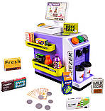 Магазин 668-136 ігровий супермаркет на 46 предметів, звук, підсвічування, сканер, продукти, гроші, фото 3