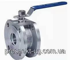 Кран кульовий нержавіючий моноблочний Ду65 (2 1/2") Ру16 фланцевий AISI 304, фото 1