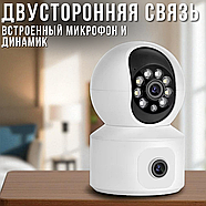 Камера спостереження 2 в 1 з поворотною та стаціонарною камерою WiFi IP 3,6 Мп JT-8292QJ, фото 7