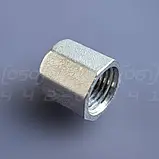 Заглушка муфтова нержавіюча DN8 (1/4") шестигранна, внутрішня різьба BSPP, н/ж сталь AISI304, Class 150, фото 6