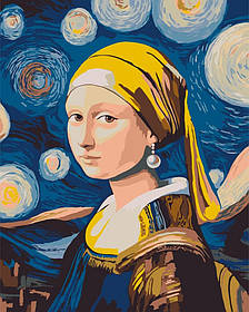 Картина за номерами Репродукції. Мона Ліза з перловою сережкою 40*50 см Art Craft 10181-AC