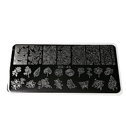 Пластина для стемпінгу RR-45 на пластиковій основі