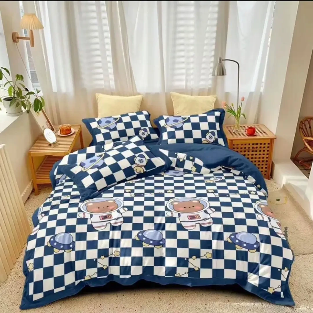 Велюрова дитяча постільна білизна полуторний комплект/тепла постільна білизна 150*220, фото 1