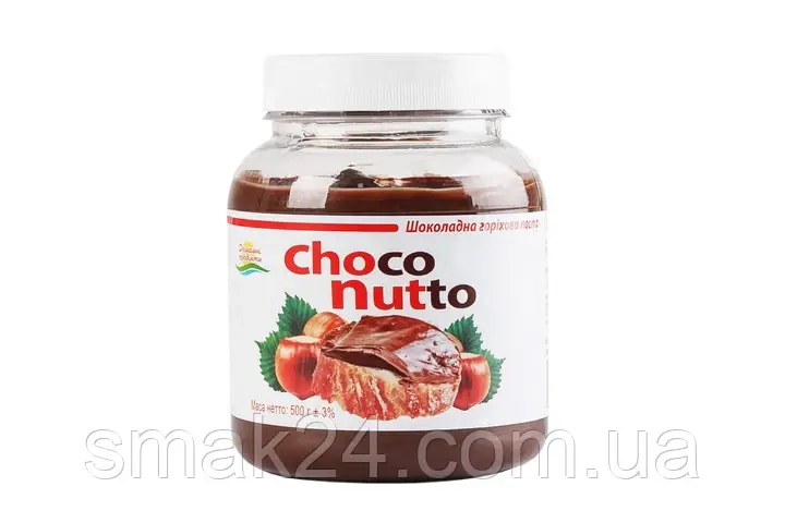 Шоколадна паста (крем) шоколадно-горіхова ChocoNutto 500г