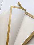 Калька 60*60см Біла із золотим краєм -2шт, фото 2