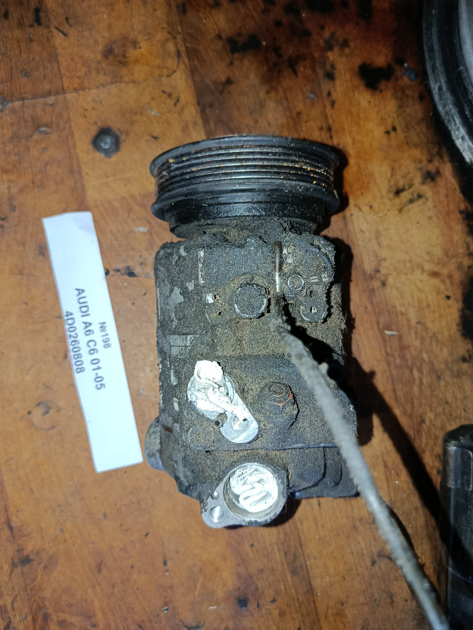 №198 Компресор кондиціонера 4D0260808 для Audi A6 C5 01-05, фото 1