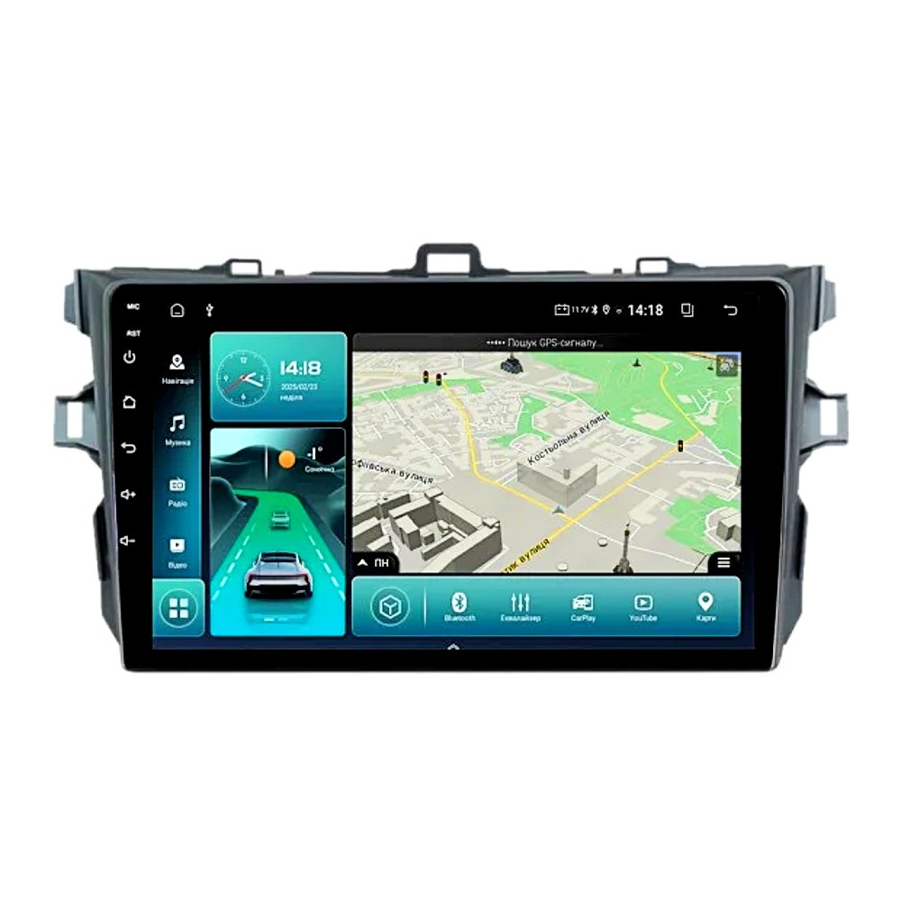 Штатна магнітола Toyota Corolla, Автомагінтола андроїд 2DIN, навігатор, автомагнітола з андроїд, фото 1