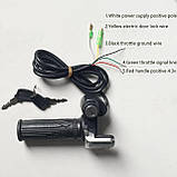 Ручка газу для електроскутера 48V з індикацією напруги, фото 7