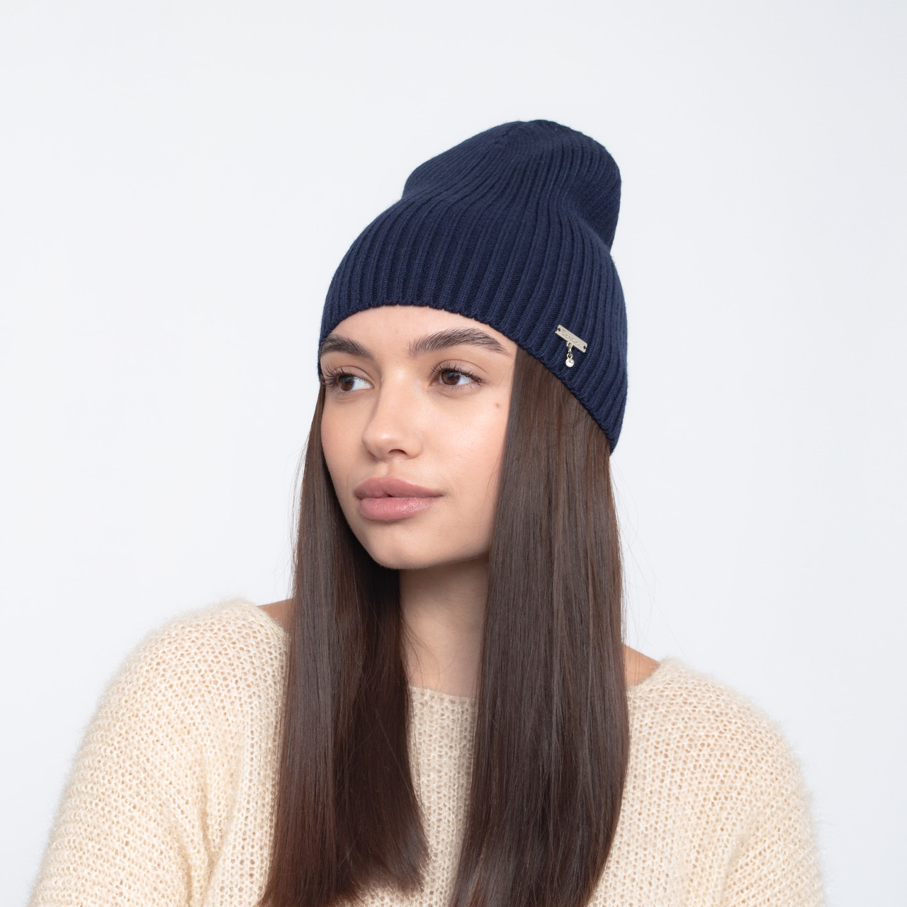 Шапка 2501 (віскоза)  синій