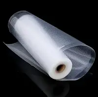 Вакуумні гофровані пакети в рулонах 30 см, Плівка для вакуумного пакувальника 30 см довжина 5 м