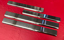 Накладки на пороги Volkswagen Sharan 2010+