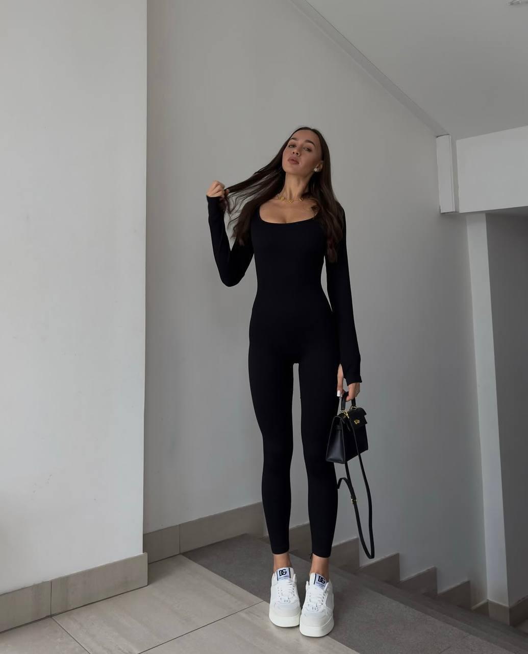 Комбінезон для милих дам "Рубчик на флісі", фото 1