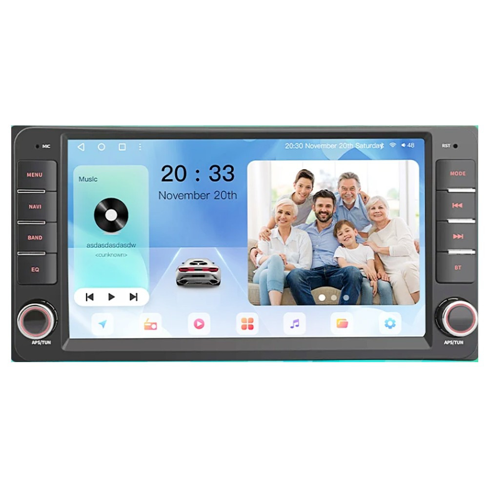 Штатна магнітола андроїд TOYOTA 7" UNIVERSAL Автомагнітола 2дин 4/32, штатний головний пристрій Tota, фото 1