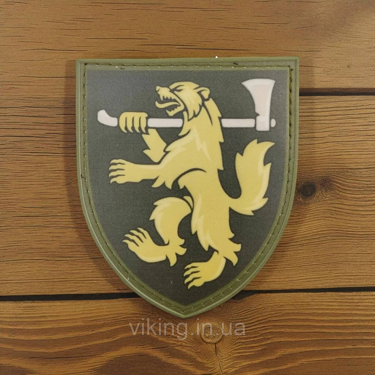 Патч / шеврон 68 ОЄБр (68 окрема єгерська бригада ім. О.Добвуша ОК Захід) Олива, фото 1