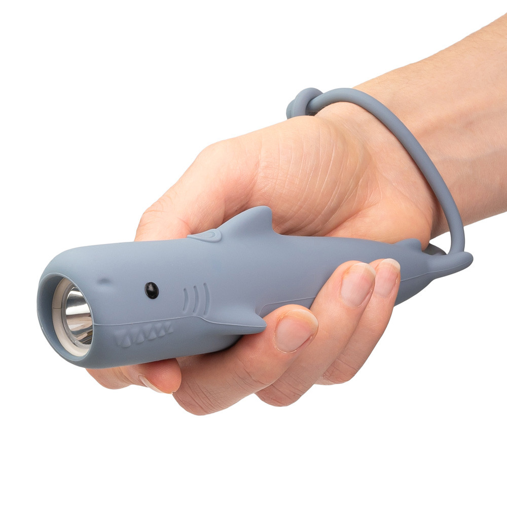 Ліхтарик дитячий силіконовий LOSSO «Акула» 3,5 Вт, фото 1