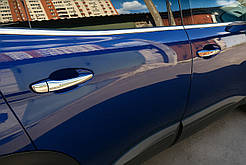 Накладки на ручки Carmos (4 шт, нерж) для Citroen DS-5 2011-2015 рр