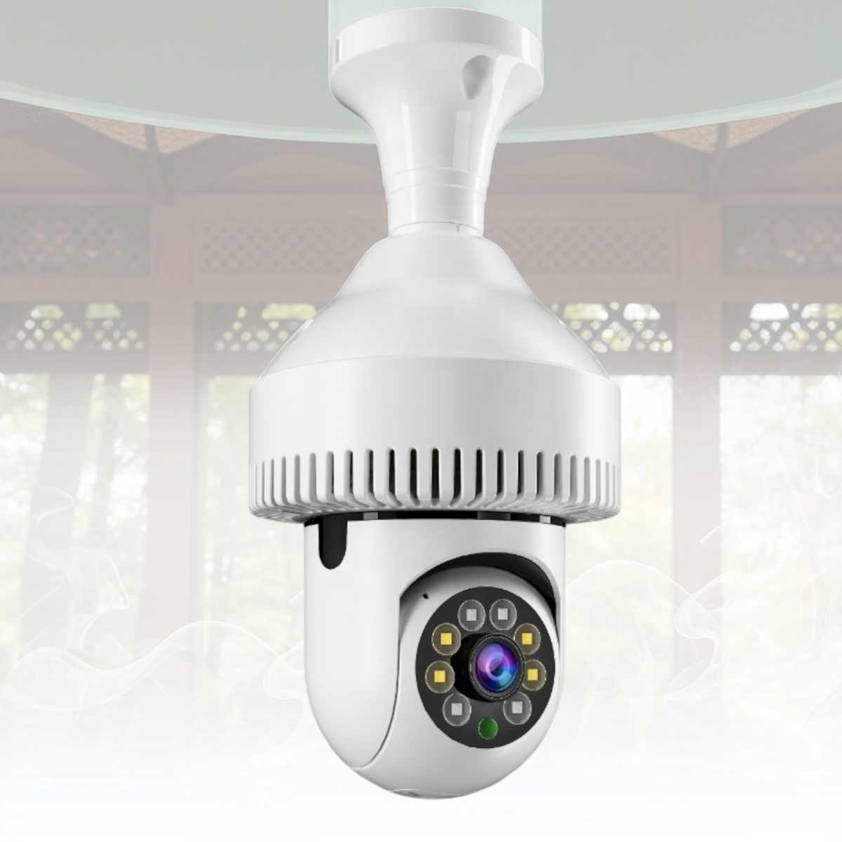 WiFi Камера відеоспостереження з поворотним модулем та кріпленням у цоколь E27 JT-8191HJ, фото 1