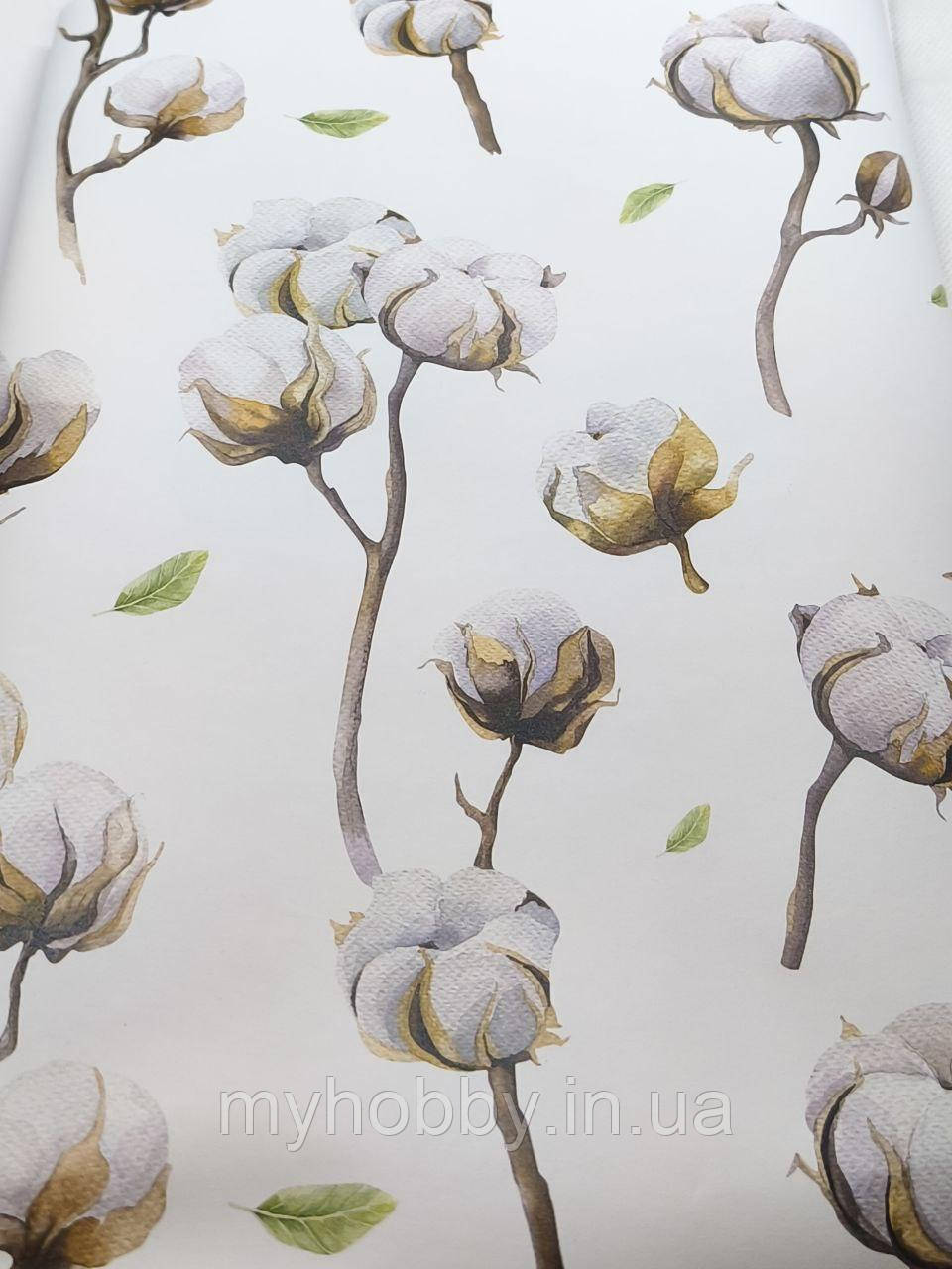 Подарунковий Папір  70*100см Бавовна -1шт, фото 1