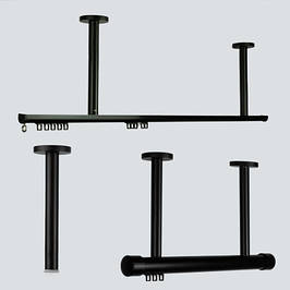 Опускні карнизи для штор, карнизи з опуском від стелі , підвісні карнизи