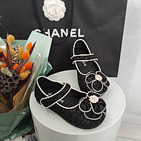 Святкові чорні туфлі для дівчинки 28