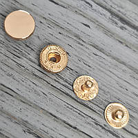 Кнопка Таблетка 10 мм Золото (50 шт/уп) Нержавіючі