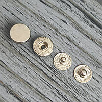 Кнопка Таблетка 10 мм Нікель (50 шт/уп) Нержавіючі