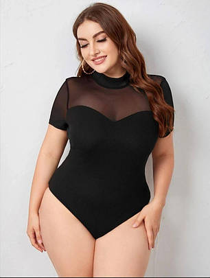 Боді чорне   сітка, фото 1