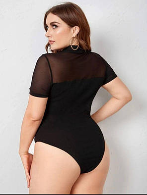 Боді чорне   сітка, фото 2