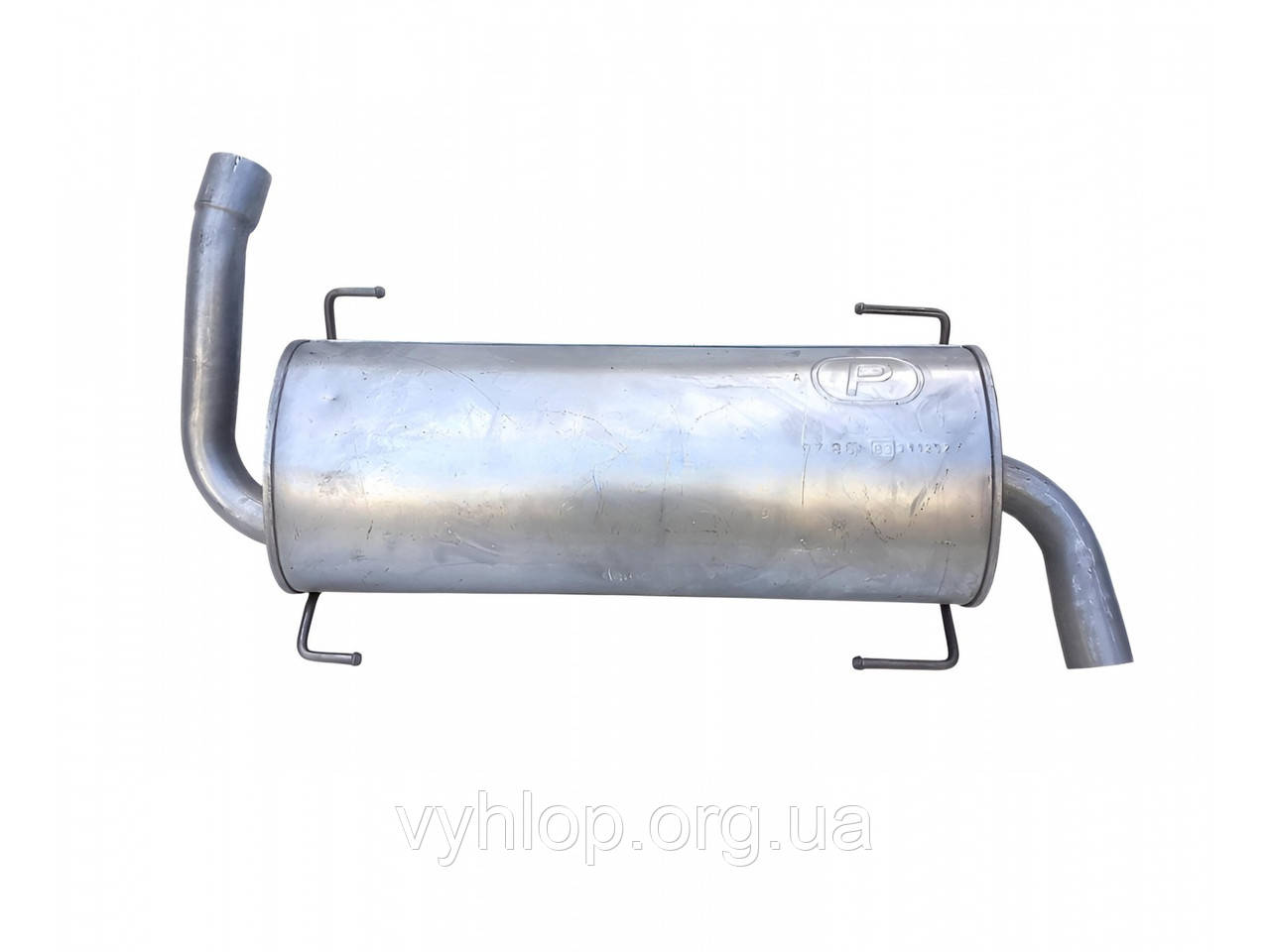 Глушник Пежо Боксер (Peugeot Boxer) 3.0 HDi 2011 - (07.86) Polmostrow алюминизированный