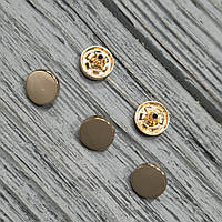 Шляпка Таблетка 10 мм Золото (100 шт/уп) Нержавіючі